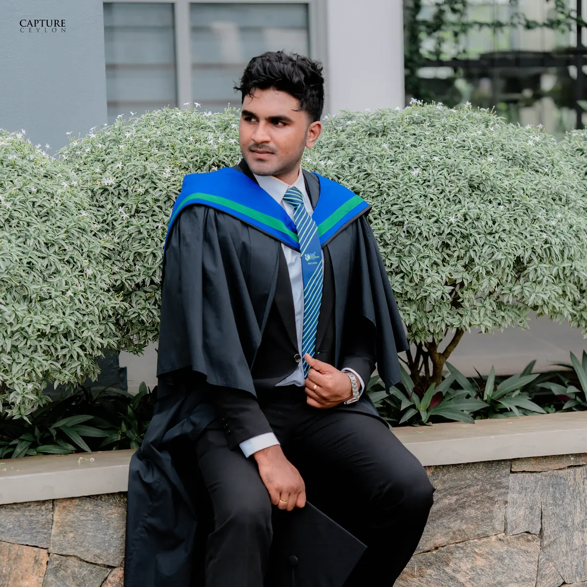 Sanjula Thilan at his graduation
